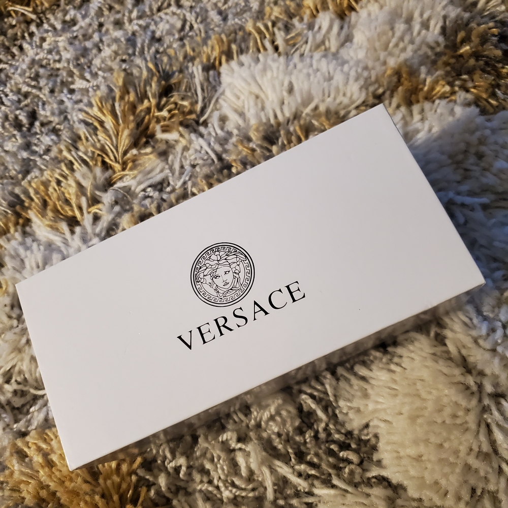 Versace Black Frames with Gold Medusa Accent - Picture 5 of 7